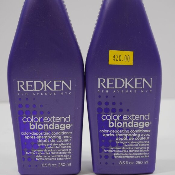 Lot of 2 Redken COLOR EXTEND BLONDAGE COLOR DEPOSITING CONDITIONER 8.5 oz - Picture 2 of 3